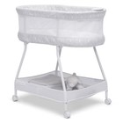 Delta Children Curve Bassinet  White grey