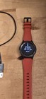Samsung Gear S3 Frontier Black Smart Watch Red Silicone Band Bluetooth