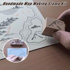Handmade Map Making Stamp Kit     Card Making Stamps