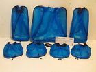 New 7 Piece Set Ebags Ultrilight Packing Cubes Blue Free Shipping