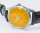 Vintage Hmt Janata Yellow  17 Jewels Mechanical Hand Winding Men s Wrist Watch