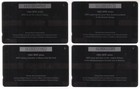 New Zealand  Spot The Dog 1993 Landis   Gyr Cplt 4 Different Mint Phone Card