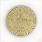 Vintage   25 Token Coin   Tiny s Cafe   Play Room N  Denver  Co    Free Shipping