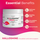 Hallosmine Cream For Varicose Veins 4 Oz - Diosmin Hesperidin   Horse Chestnut
