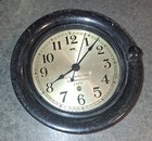 Seth Thomas U s  Maritime Commission Ships Deck Clock Working Sweep Seconds Wwii