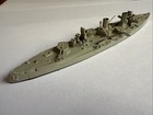 Sms Von Der Tann Waterline Model 1 1250 Battleship - Vintage German Diecast