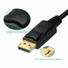 6 Feet Gold Plated Displayport Dp Male To Vga Male Cable Cord For Lenovo Dell Hp