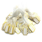 500pcs Jewelry Price Tags Paper Gold Silver White Merchandise Pricing Labels