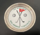The Homestead Hot Springs Virginia Golf Club Sterling Silver Coaster 18 Hole