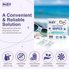 Lens Cleaning Wipes  660 Total Wipes    Pre-moistened Individually Wrapped