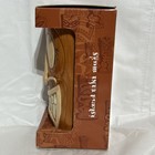 Tiki Mug 2009 Kc Hawaii 6  X 2 5  Glass Ceramic Brown Tapa Ru Polynesian Islands