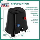 1350w Heater Pump  Multifunctional Spa Heating Pump With Filtration   Bubble  Di