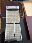 Vintage Royal Caselite Cigarette Case And Lighter With Box   Pouch