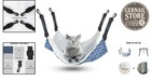 Reversible Pet Hammock  Soft Hanging Bed For Small Animals Like Cats   Rabbits