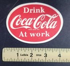 Coca Cola Lot Of 5 Vintage Oval Cardboard Coasters - 1952 - Nos