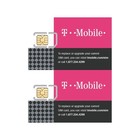 2 Pack Unactivated Sim Card Starter Kit - Micro nano standard Gsm 4g Lte  Talk 