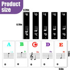 Piano Keyboard Stickers  Piano Notes Guide For Beginner For 88 76 61 54 49 Keys