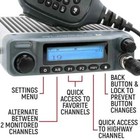 Rugged Radios G1 Waterproof Gmrs High Powered Ip67 Mobile Radio With Antenna
