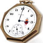 Antique Elgin Pocket Watch 15 Jewels 20 Years Gold Plated Filled Usa  running 