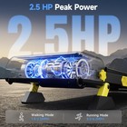 3 In 1 Walking Pad With 16  Incline  6 2mph Treadmills For Home Exercise Incline