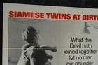 Sisters 1973 Poster One Sheet Original Folded Nss 73 123 Siamese Twins 27 X 41