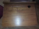 Children s Cast Iron Base School Desk Vintage  2
