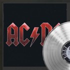 Ac dc Framed Black Wood Legends Of Music Platinum Lp Record Display 2