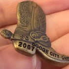 Numbered 2007 Dodge City Days Cowboy Boot Lapel Pin So Wendy s Nice 