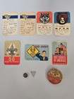 Vintage Boy Scouts Bsa Lot Patches  First Aid Kit  Shirt  Cards  Pin  And More