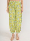 Yellow Blue Muslin Co-ord Set Tie Dye Print Two Piece Outfit Plus Size