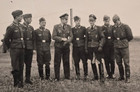 1942 Luftwaffe Decorated Officers W Soldiers Ww2 German Military Wartime Photo