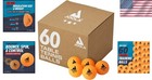 High-quality 3 Star Training Ping Pong Balls - 60 Pack For Competitive   Fun