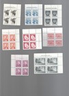 Canada 1948 - 1967 38 Different  Plate Blocks Of 4  Mnh   140
