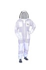 Bee Stars 3 Layer Bee Suit Fencing Veil Gloves X-large White Carrying Bag