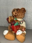 2006 Avon Twas The Night Before Christmas Animated Talking Story Time Bear Plush