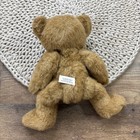 Jerry Elsner Brown Jointed Teddy Bear Bean Filled Plush Stuffed Animal 10   