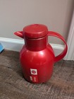 Red Emsa Samba Vacuum Jug Quick Press Coffee Tea 33 8 Ounce Made In Germany