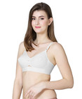 Encircled Bullet Bra Organic Cotton-round Stitch Full Coverage Vintage Retro Bra