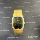 Hamilton Electric 505 Vintage Women   s Cushion Gold Metal Bracelet Watch W  Box