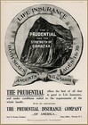 4 1898  1904  1907 1909  Prudential Life Insurance Both Sexes Billion Print Ads