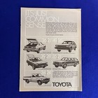 Vintage Ad 1977 Ephemera Toyota Motor Automobile