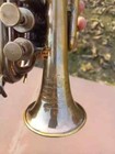 Brass Antique Finish Decorative Trumpet Pocket 3 Valve Mouthpiece Gift 