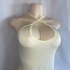 Exotic Dancewear Size Small medium Color Soft Yellow Handmade