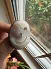 Rare Antique Art Deco Hardstone Banded Agate Cameo Habille Old Mine Diamond 1930