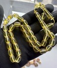 Natural Baltic Amber 24g  Islamic Prayer Rosary Barrel 33 Beads Tasbih Misbaha
