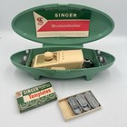 1960 Singer Slant Needle Buttonholer With Case Manual   Templates 489500 489510