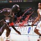 Allen Iverson Signed 16 x20  Photo Philadelphia 76ers With  the Answer  Inscript