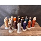 Embroidery Thread Assortment Spools Neutral Tones Craft Sewing Projects
