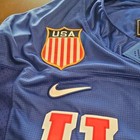 Nike Team Usa Larkin  21 Hockey Jersey Blue Men   s Xxl Officially Licensed