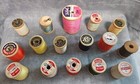 Vintage J p Mercerized   Coats Clarks Thread  And Wood Spools